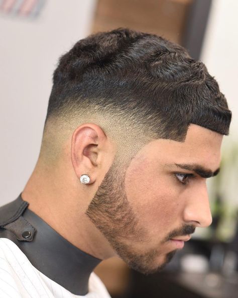 Haircuts For Men With Straight Hair High Fade With Thick Textured Spikes Mens Hairstyles Thick Hair Straight Hairstyles Haircuts Straight Hair