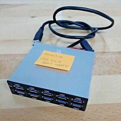 Ebay Ad Url Sedna Internal 10 Port Usb 3 0 Hub Floppy Bay