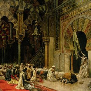 Interior Of The Mosque At Cordoba By Edwin Lord Weeks Canvas Art Painting Canvas Art Prints Saint Elizabeth Of Hungary