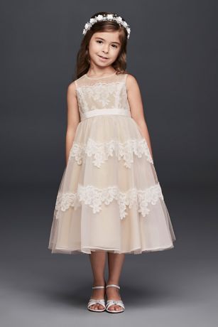 Bands Of Eyelash Lace Wrap The Bodice And Skirt Of This Tulle
