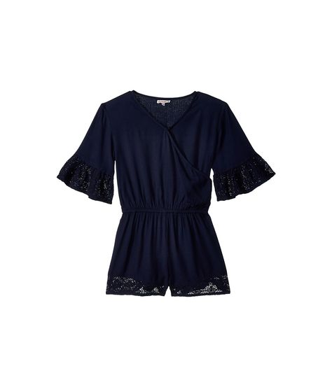 Ella Moss Girl Womens Printed Romper Cover-up Big Kids
