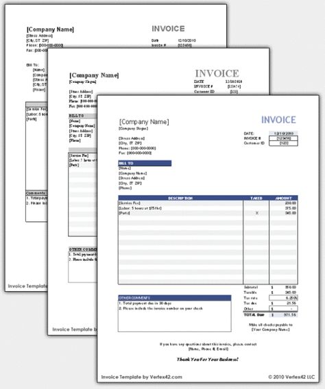 Free accounting and invoicing software for small business - blank invoice document Free accounting and invoicing software for small business - blank invoice document