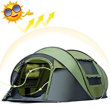 2 Man Person Pop Up Dome Tent Festival Camping Hiking Beach Quick Instant Tent