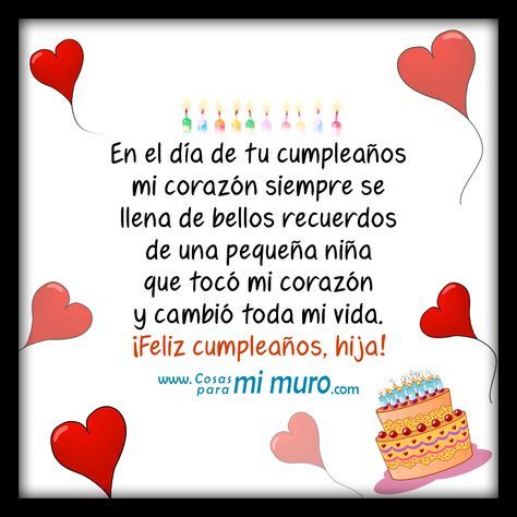 Feliz Cumpleanos Hija Imagen Cumpleanos Hijo Citas De