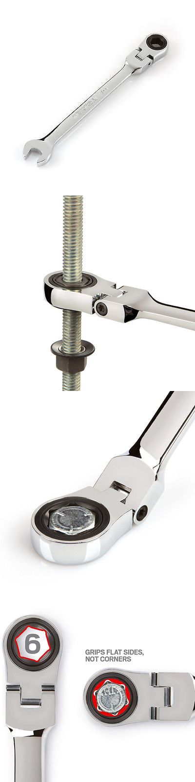 TEKTON WRN57108 Flex-Head Ratcheting Combination Wrench 8 mm TEKTON WRN57108 Flex-Head Ratcheting Combination Wrench 8 mm