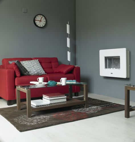 wohnideen wohnzimmer rotes sofa graue wände wanduhr wandkamin q - ikea wohnideen wohnzimmer wohnideen wohnzimmer rotes sofa graue wände wanduhr wandkamin q - ikea wohnideen wohnzimmer