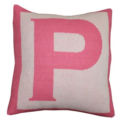 Letter pillows Monogram Pillow Cover Letter A Coral