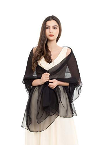 Elegant Solid Colors Shawl Sheer Silk Soft Light Scarf Evening Wrap Elegant Solid Colors Shawl Sheer Silk Soft Light Scarf Evening Wrap