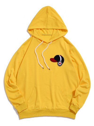 Zaful yellow hoodie sale