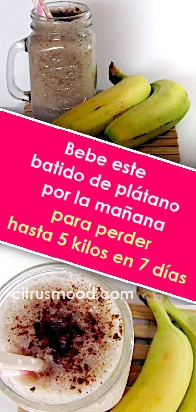 Licuado para bajar de peso en 7 dias Licuado para bajar de peso en 7 dias