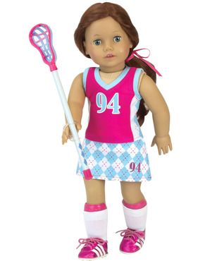 american girl lacrosse set
