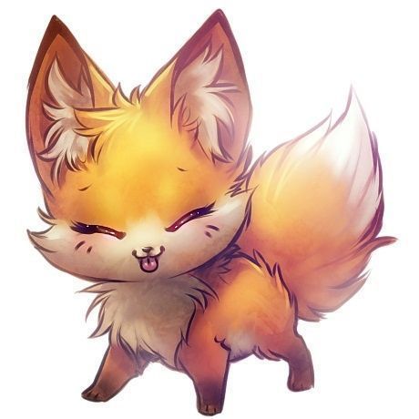 The Cardinal Hero Of Magic Emiko Cute Fox Drawing Cute Animal Drawings Animal Drawings