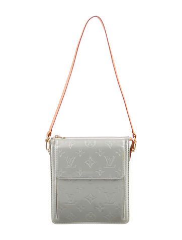 Mott patent leather handbag Louis Vuitton Beige in Patent leather