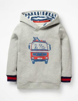 Fire Truck Toddler Hoodie Sweatshirt