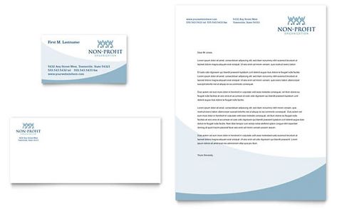 Community Non Profit - Business Card \ Letterhead Template - profit template Community Non Profit - Business Card \ Letterhead Template - profit template