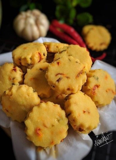 Resep Kukis Bawang Pedas Resep Resep Makanan Resep Biskuit