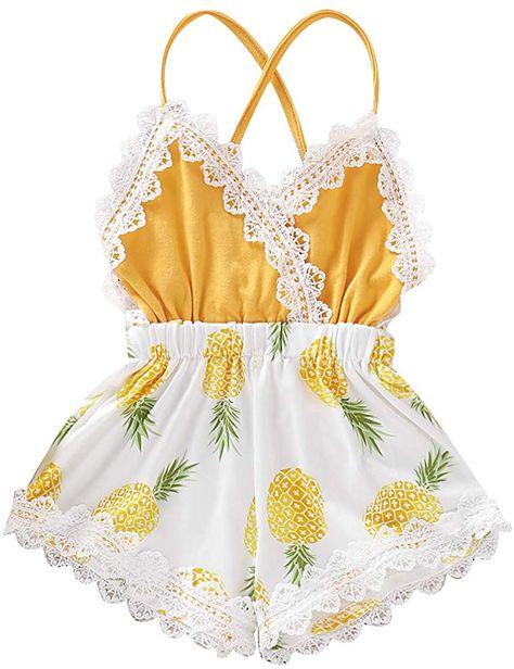 YOUNGER TREE 2pcs Toddler Baby Girls Swimwear Cute Straps Bikini Set Swimsuit Beachwear Outfits