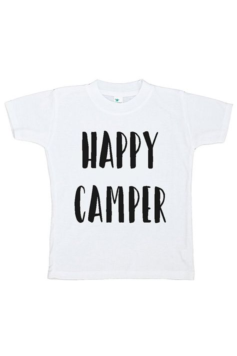 Custom Party Shop Kids Happy Camper Outdoors T-Shirt
