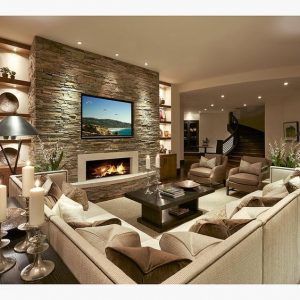 Como Decorar Salas Modernas 2019 Ideas Creativas Decoracion De Interiores Recetas Fiestas Infan Stairs In Living Room Trendy Living Rooms Family Room Design