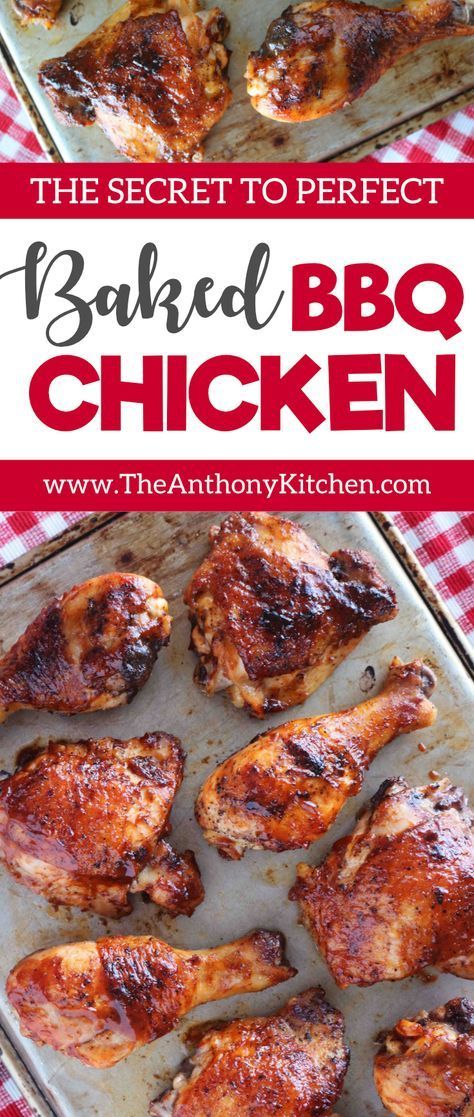 Baked Bbq Chicken Legs And Thighs