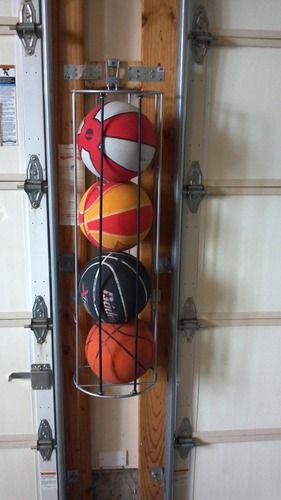 This Will Be Handy For His Room And The 300 Basket Foot He Has Com Rubbermaid Garage Organization Systems Organizing Garage Organization Systems, Rubbermaid Fasttrack Garage Storage Vertical Ball Rack