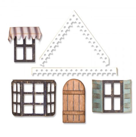 Village Addition 663120 Sizzix Bigz Die By Tim Holtz