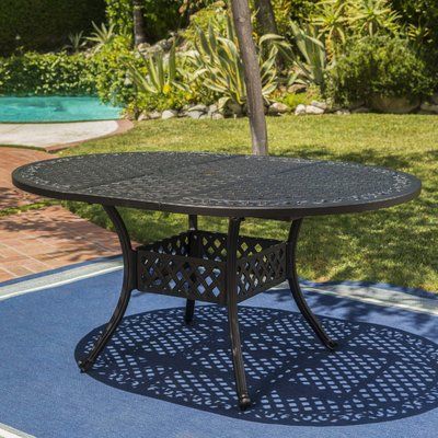 Rosemont Extendable Metal Dining Table In 2020 Expandable Dining Table Dining Table Metal Dining Table