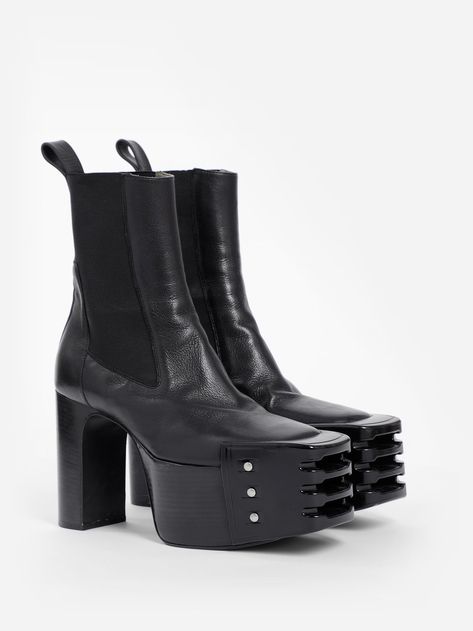 Kiss boots, Rick owens boots, Grunge shoes