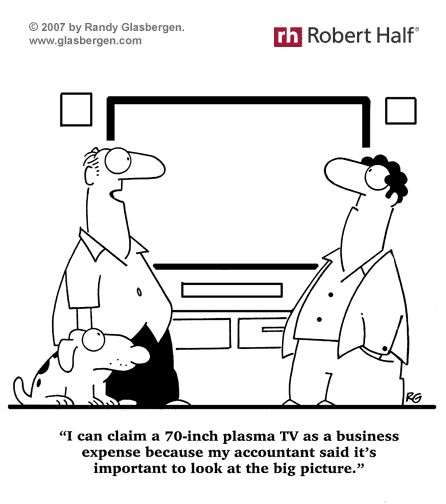 Office Humor Itu0027s Tax Time! Is Your TV a Business Expense - expense reports Office Humor Itu0027s Tax Time! Is Your TV a Business Expense - expense reports