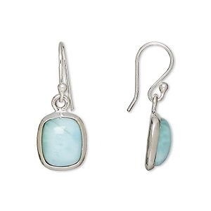 Customized Finish and Floral Accents Natural Gemstone Jewelry Steel Ear Wires Aventurine Dangle Earrings with Amethyst and Aquamarine