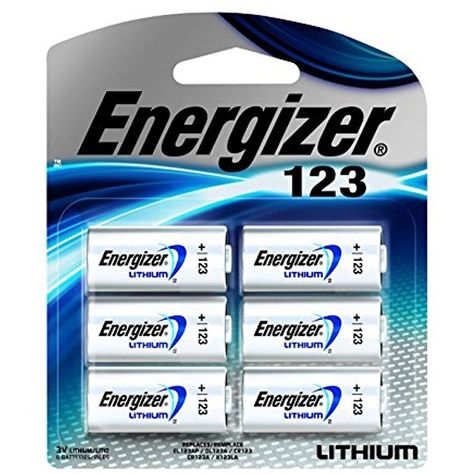 Energizer 123 Lithium Battery, 6-Count Long Lasting Performance 10