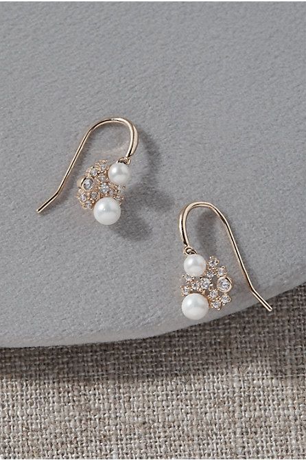 Freshwater pearl stud earrings Gemstone earrings Sterling silver kawaii bow earrings Dainty wedding stud earrings Bridesmaid gift