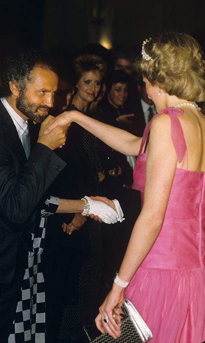 Gianni Versace S Famous Friends From Princess Diana To Madonna