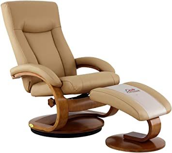 New Ridge Home Goods Hanover Recliner Large Cobblestone Tan Top Grain Leather In 2020 Recliner With Ottoman Top Grain Leather Recliner