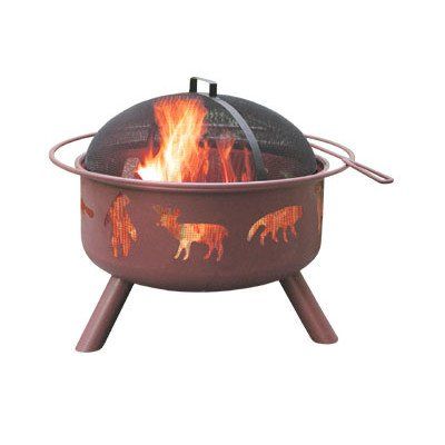 Landmann 28347 Big Sky Fire Pit, Wildlife | Cool fire pits, Clay fire pit, Small fire pit
