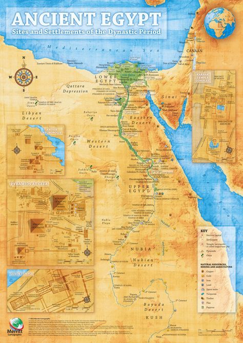 One Of The Best All Around Maps Of Ancient Egypt Lots Of Details Merritt Cartographic Ancient Egypt Ancient Egypt Map Egypt Map Ancient Egypt Unit