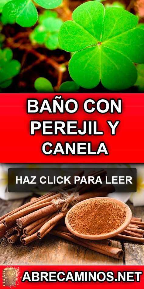 Canela miel de y perejil banos