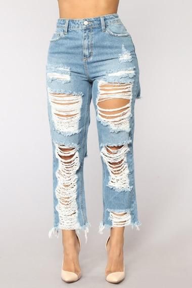 New Look Extreme Rip Jeans Boyfriend Donna
