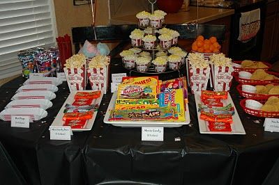 100+ Sweet 16 ideas | sweet 16, candy party, candyland party Buffet at BBQ party. Also check out my cute colorful tutu