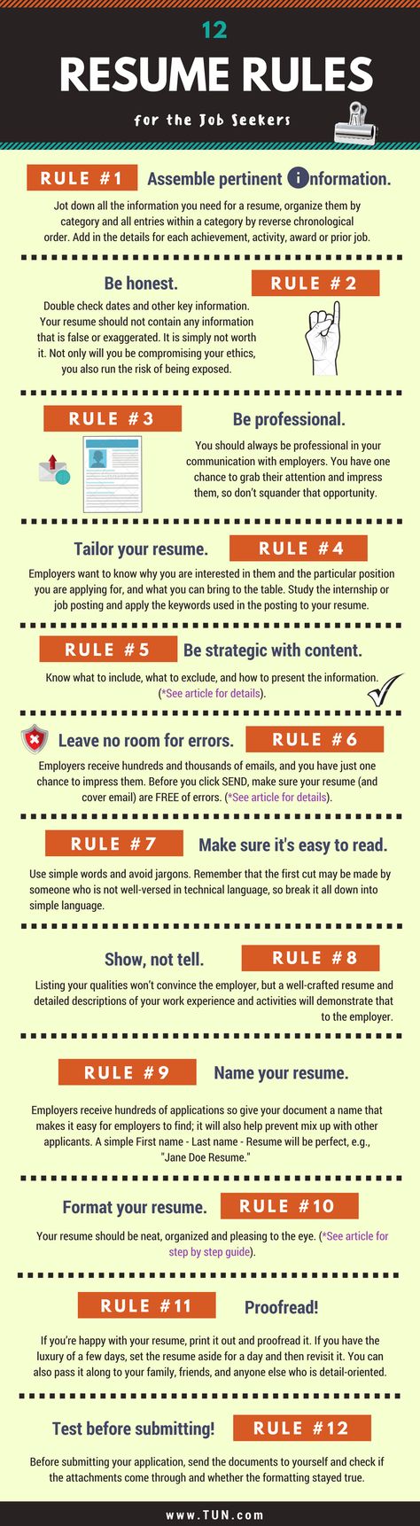 what should come first on a resume