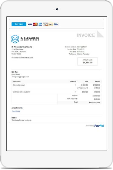 Invoice Template Email Invoicing Generator - PayPal US Mac - send an invoice Invoice Template Email Invoicing Generator - PayPal US Mac - send an invoice