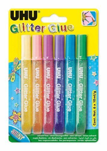 8 Sortierte Farbe Glitzer Tuben Kunst /& Handwerk Kinder