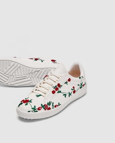 Wonderbaar Afbeelding 3 van SNEAKERS MET BLOEMENPRINT van Zara 30€ (met DS-57