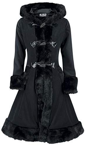 Poizen Industries Minx Coat Fleece Mantel schwarz Grösse L Poizen Industries Minx Coat Fleece Mantel schwarz Grösse L