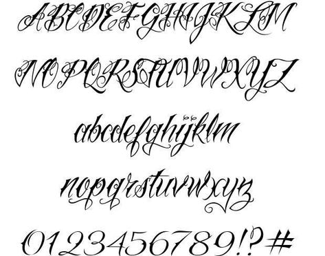 Huruf Tato Keren A-Z / Gambar Tato Tribal Huruf - Kumpulan contoh