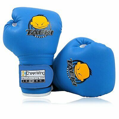 4oz PU Kids Boxing Gloves Children Cartoon MMA Training Gloves For Age 5-10 Year