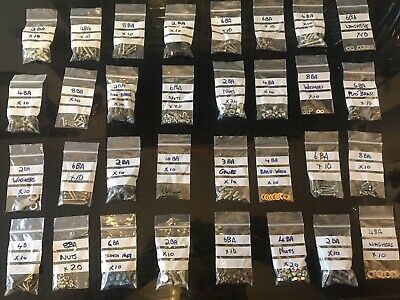 Myford user mill boat Mega deal job lot BA nuts bolts screws lathe R//C etc