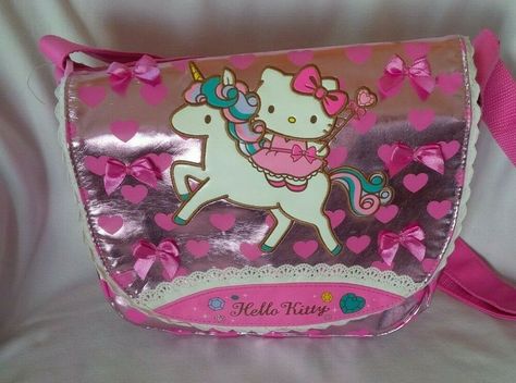 Hello Kitty Coin Purse White Plush Pink Glittery Bow NEW