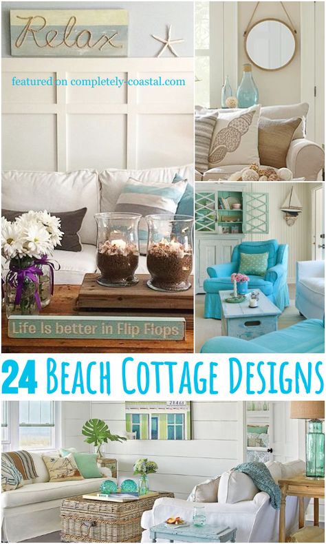 26 Small Cozy Beach Cottage Style Living Room Interior Design Decor Ideas Theme - Small Beach Cottage Decorating Ideas 26 Small Cozy Beach Cottage Style Living Room Interior Design Decor Ideas Theme - Small Beach Cottage Decorating Ideas