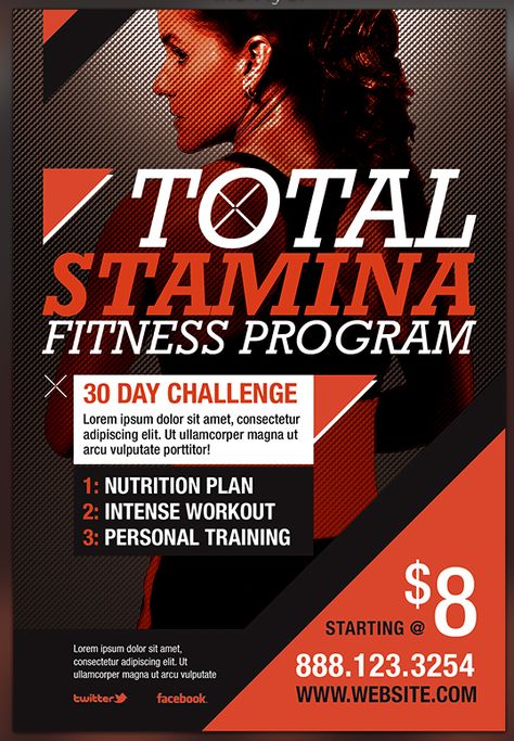 workout flyer